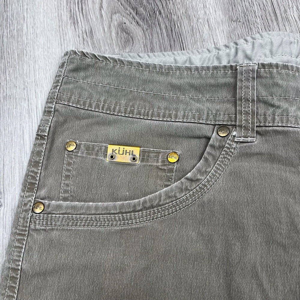 Kuhl Revolvr Vintage Patina Dye Pants Mens Size 36 Inseam 28" Beige - Picture 5 of 16
